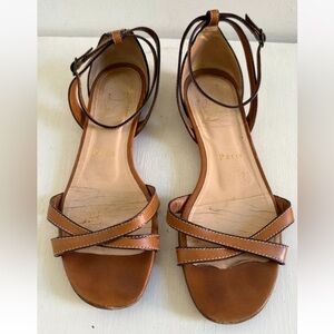 Christian Louboutin BrownLeather Sandals Size 36